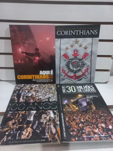 Kit 4 revista Relatório de sustentabilidade  Corinthians 