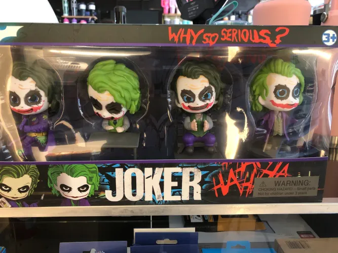 Kit Com Quatro Coringas Joker Why so serious