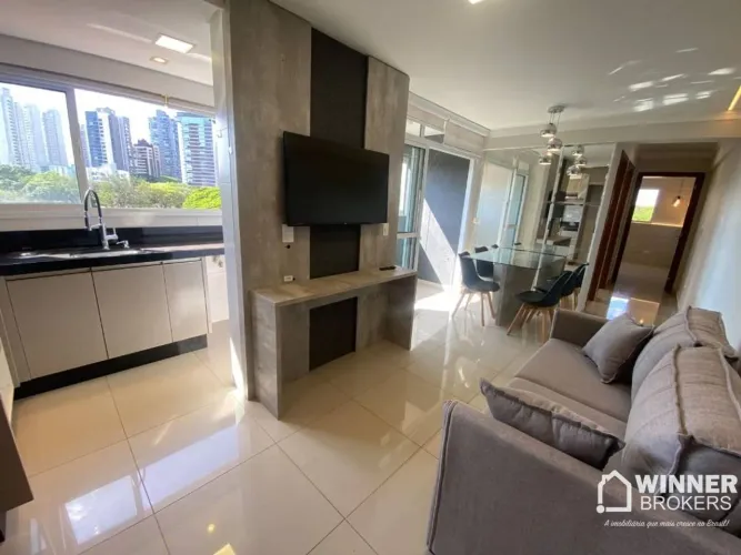 Apartamento com 2 dormitórios para alugar, 60 m² por R$ 3.200/mês - Zona 08 - Maringá/PR