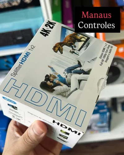 Splitter Hdmi 1X2 Telas Simultânea Full HD 
