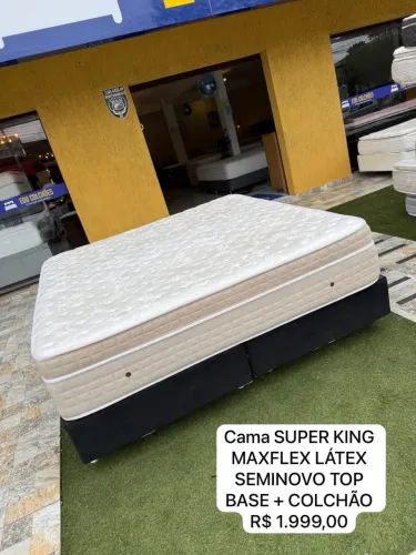 Cama SUPER KING MAXFLEX SEMINOVO - ENTREGO 