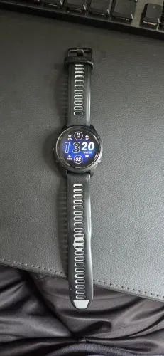 Relógio GPS Garmin Forerunner 265 Preto/Cinza- AMOLED - Music - 46mm