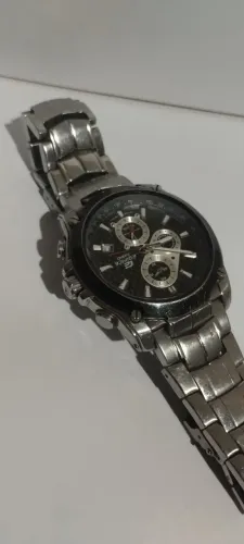 Relógio Casio Edifice Original - Aço Inoxidável (Sem Teste de Pilha)