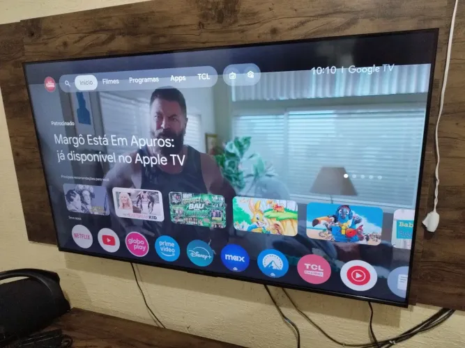 Tv 55 polegadas TCL semi nova toda nova 