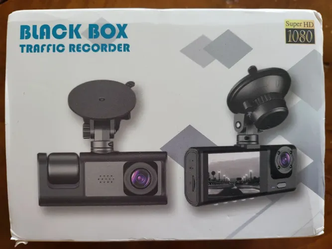 Câmera Veicular 1080p Full HD - Frontal, interna + Traseira - Nova