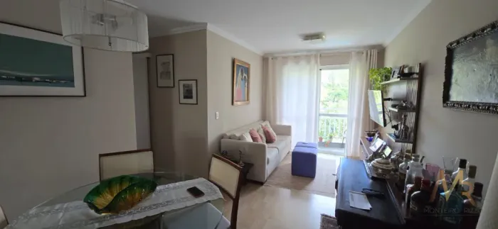 Apartamento mobiliado para locação no Morumbi com 2 dormitórios, sendo 1 suíte, dois banhe