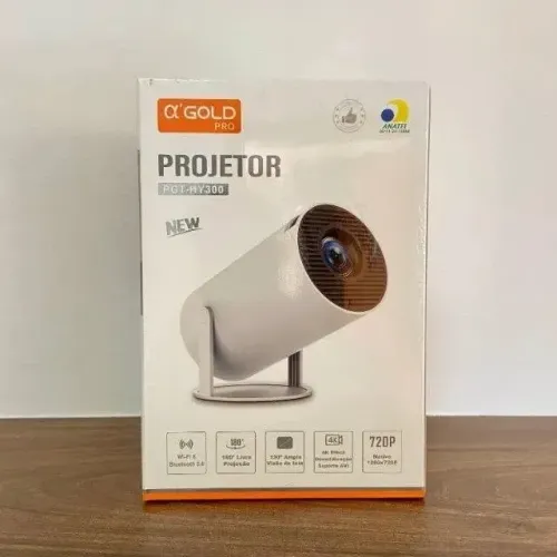 Projetor Portátil 4k Android Full Hd Smart Wifi Cinema Tv Portatil - Original
