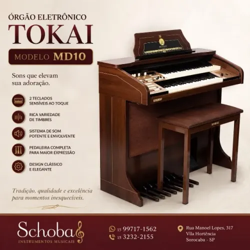 Orgão Eletronico Tokai MD10 EVO