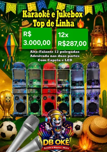 Karaokê e Máquina de música