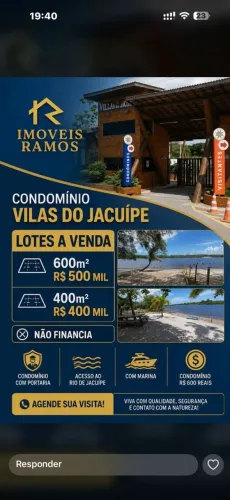 Terrenos no litoral norte