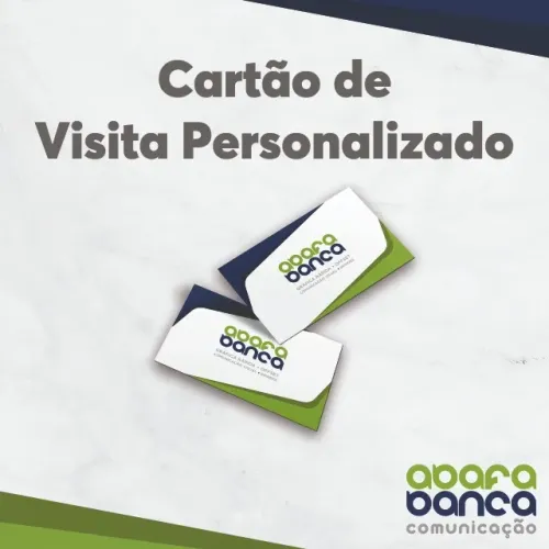 Cartão de Visita Personalizado 4x4 - 100 unid
