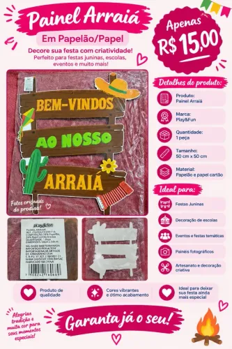 Painel Arraiá