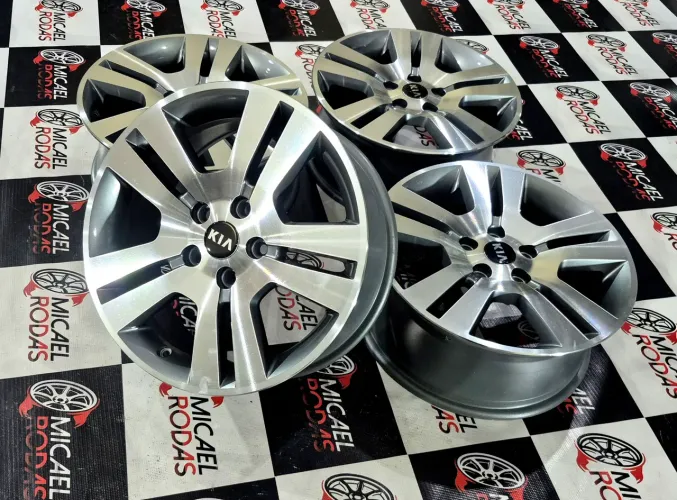Jogo de rodas aro 17 kia cerato soul Sportage 5x114 + Pintura Nova