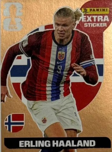 Figurinha Extra Sticker Erling Haaland Bronze