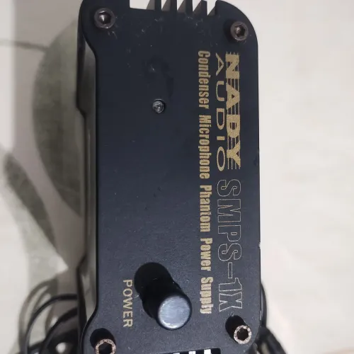 Microfone condenser Phantom Power nady áudio smps 1X supply 