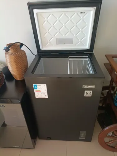 Freezer Midea 100 litros nova
