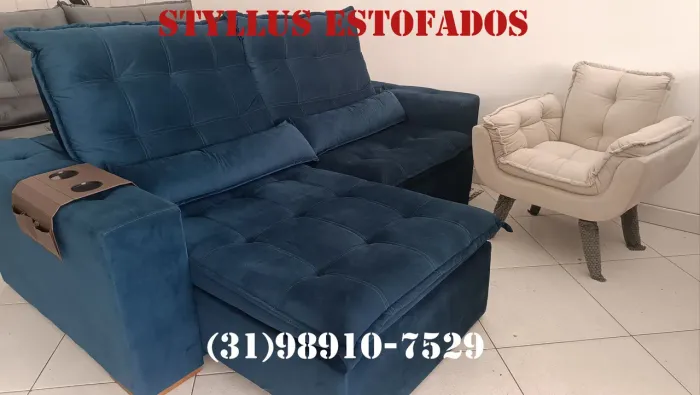 Sofá retrátil de luxo