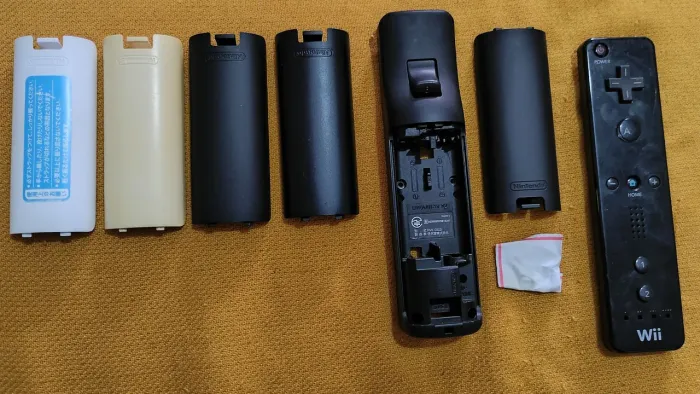 Lote de carcaça e tampas nintendo wii original