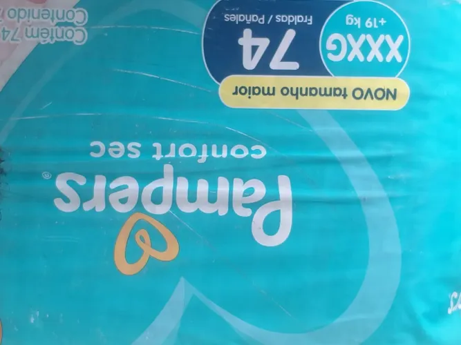 Fralda pampers xxxg 74 fraldas no precinho