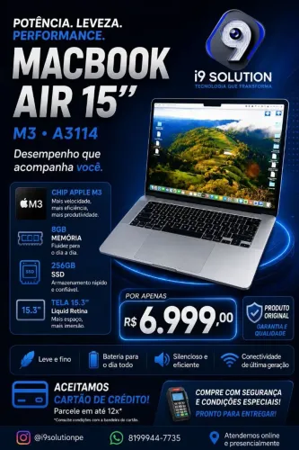 Vendo Macbook Air M3 15"