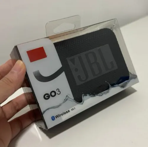 CAIXA DE SOM JBL GO3 PRETA