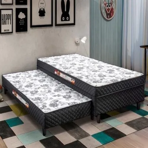 Cama solteiro e cama auxiliar genki kenko parcelas de R$ 89.00