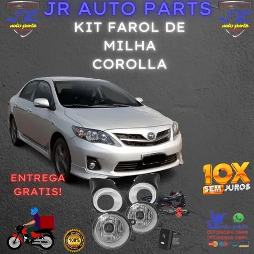 Kit Farol de Milha Corolla 2013