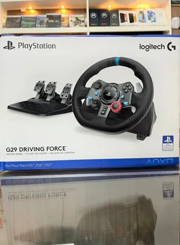 Volante Gamer G29 Driving Force PS5/PS4/PS3 S/cambio | Loja Física | Até 12x Sem Juros