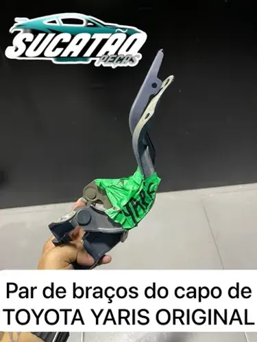 Par de braços do capô de Toyota Yaris Original