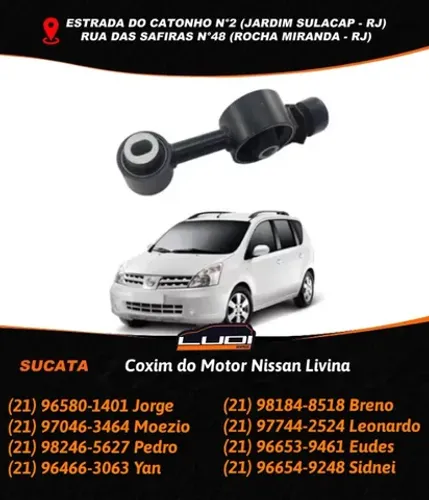 Coxim do Motor Nissan Livina