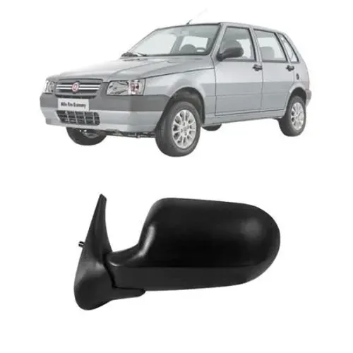 Retrovisor Fiat Uno Fire 2011 à 2013 - Lado Esquerdo