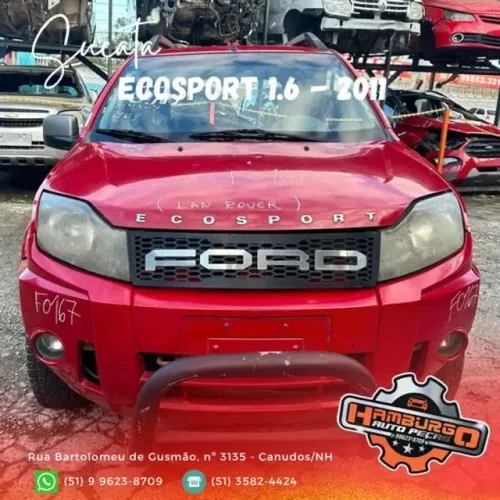 Sucata Ecosport 1.6 2011 para peças 