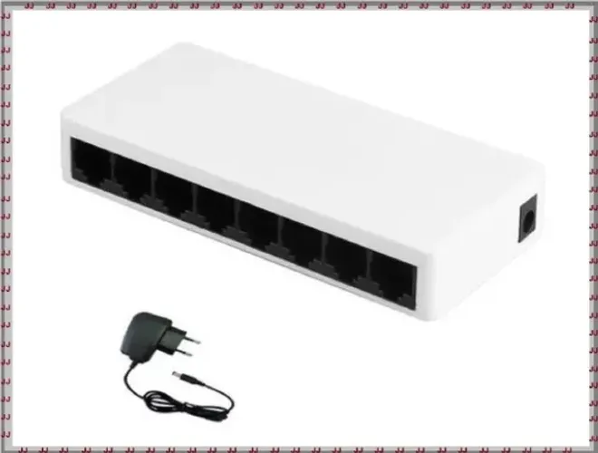 Switch De 8 Portas 10/100mbps Alta Performance Deko