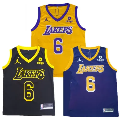 3 Camisas de Basquete Lakers