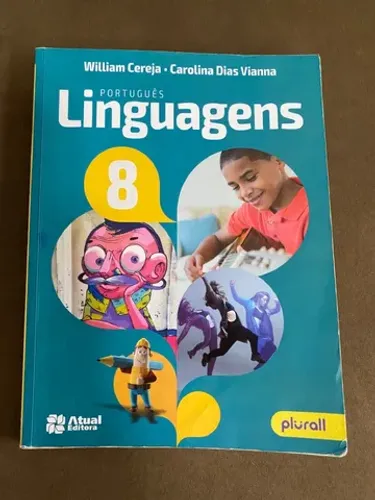 Livro de Português Linguagens 8. 