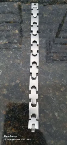 Pulseira em aço Cirúrgico garantia eterna