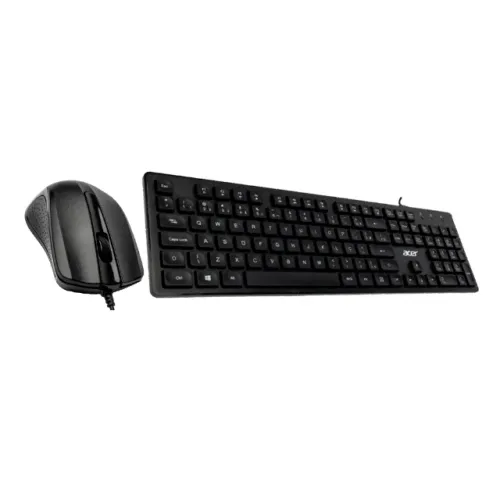 COMBO ACER TECLADO + MOUSE OFFICE COM CABO - NOVO