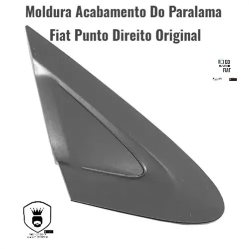 Moldura acabamento paralama Punto LD semi nova original