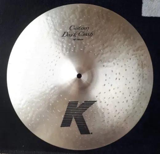 Prato Zildjan K Dark Crash 16" + pratos, ferragens, bags e pele