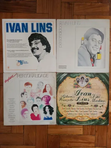 Lote Discos LP Vinil Ivan Lins e Cantores Personalidades MPB