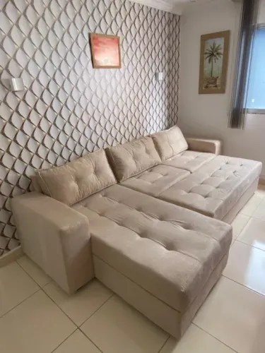 Sofá Big chaise 3,0 largura frete gratis pagamento no ato da entrega R$ 2.399,99 a vista