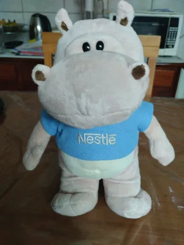 Pelúcia Nestlé - Hipopótamo