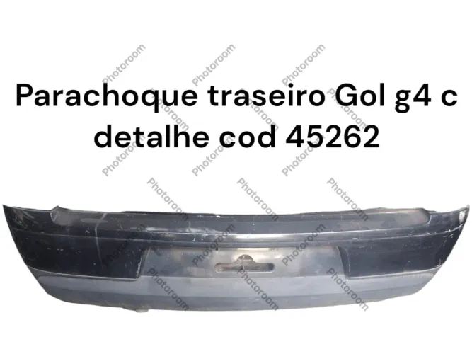 Parachoque Traseiro Gol G4 c detalhe