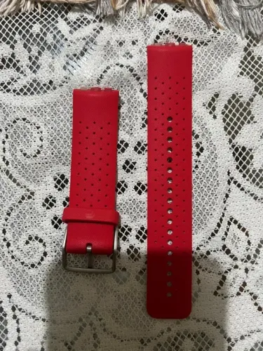 Pulseira substituível para relógio Polar Vantage M, feita de silicone TPE Vermelha