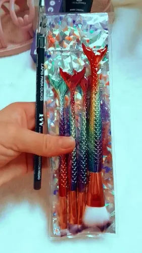 Kit de Pincel para Maquiagem Mermaid