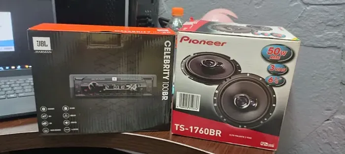 Kit som automotivo jbl + auto falante Pioneer