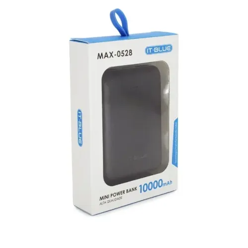 Mini Power Bank 10000 Mah It-Blue Max-0528 novo preto
