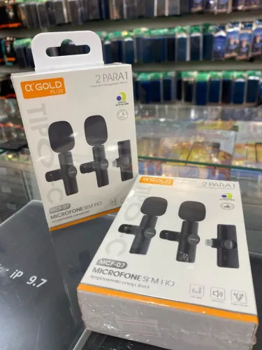 Microfone Sem Fio Duplo Wireless Lapela Tipo C - MCF-07