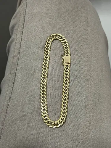 Pulseira Grumet Dupla Ouro18k Masculina