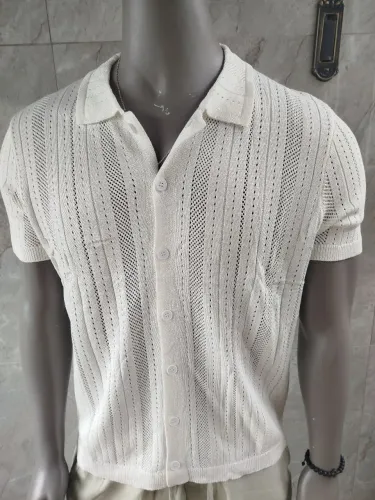 Camisa italiana areia